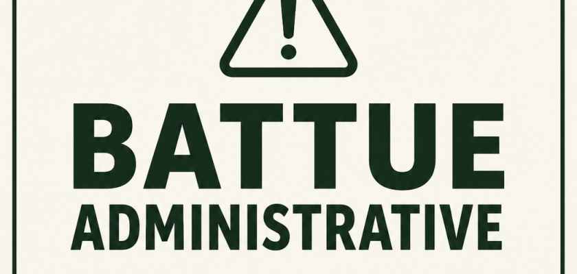 Visuel Battue Administrative