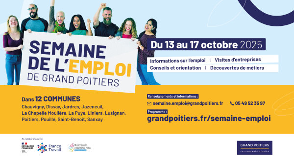 Visuel Semaine de l'emploi grand Poitiers