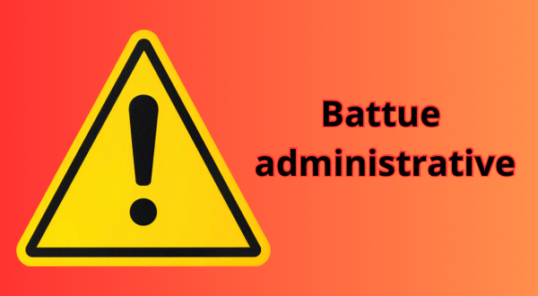 Visuel Battue administrative