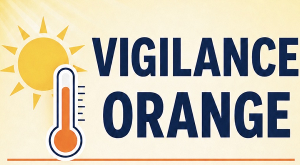 Visuel CANICULE : vigilance orange