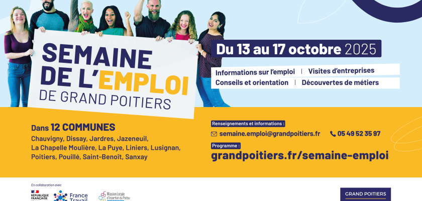 Visuel Semaine de l'emploi grand Poitiers