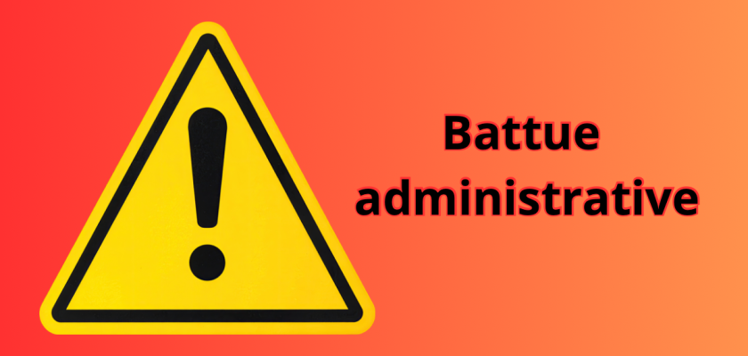 Visuel Battue administrative