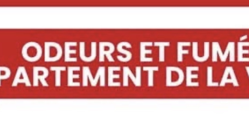 Visuel Odeurs et fumées émanant de la Gironde