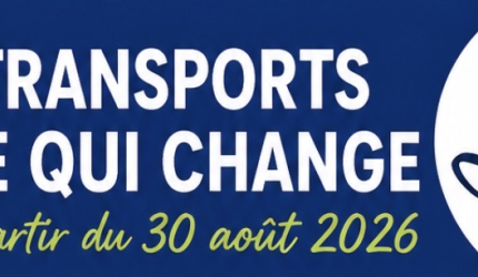 Visuel Évolution des services de transport Vitalis à partir du 30 août 2026