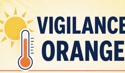 Visuel CANICULE : vigilance orange