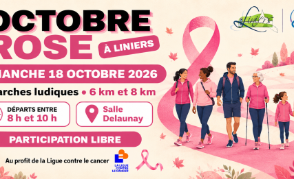 Visuel Octobre Rose à Liniers : Marchons ensemble